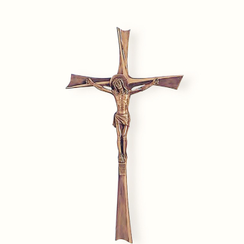 Cross no 23026-40Height: 40 cm.Material: Bronzo