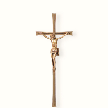 Cross no 23395-40Height: 40 cm.Material: Bronzo