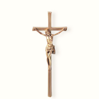 Cross no 24298-50Height: 50 cm.Material: Bronzo