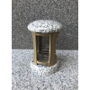 Lantern no PGA01<br />Height: 22 cm.<br />Granite: Lindos