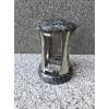 Lantern no PGA06<br />Height: 22 cm.<br />Granite: Labrador Blue