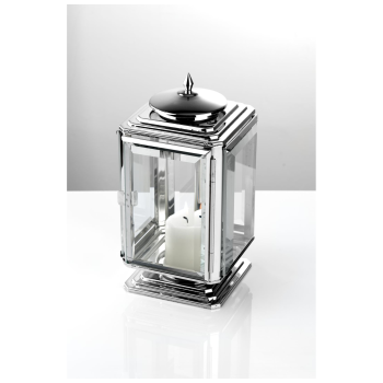 Lantern no 8Height: 26 cm.Material: Stainless steel