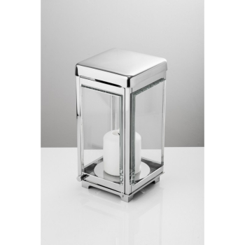 Lantern no L10Height: 23 cm.Material: Stainless steel