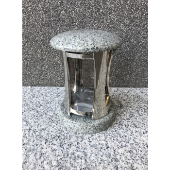 Lantern no PGA05<br />Height: 22 cm.<br />Granite: Kuru Gray