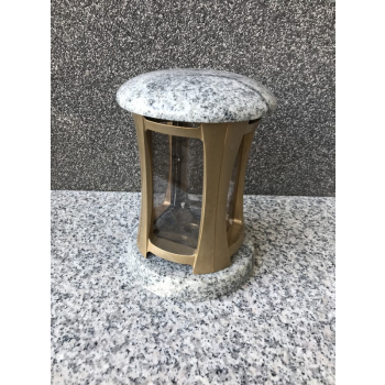 Lantern no PGA10<br />Height: 22 cm.<br />Granite: Viscont White