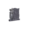 Gravestone PG001<br />Dimensions: 80x80 cm<br />Granite: Swedish black