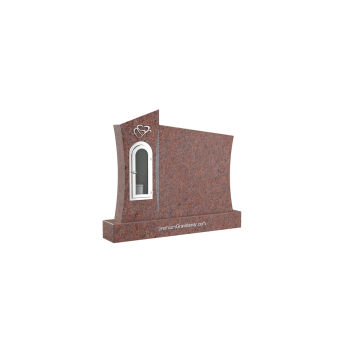 Gravestone PG025<br />Dimensions: 75x60 cm<br />Granite: Swedish black