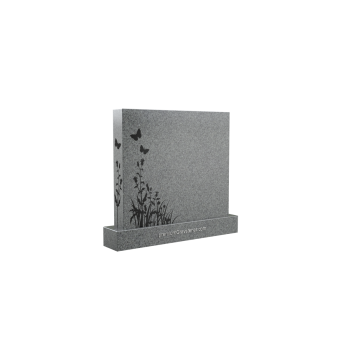 Gravestone PG027<br />Dimensions: 70x60 cm<br />Granite: Swedish black