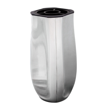 Vase no 02MHeight: 30 cm.Material: Stainless steel