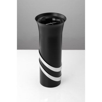 Vase no 411Height: 28 cm.Material: Oxidized bronze